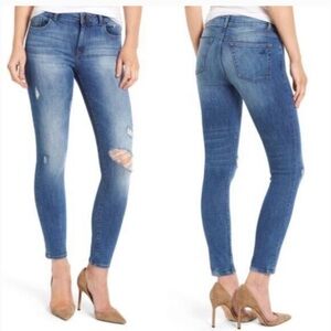 DL1961 Margaux Intrasculpt Ankle Skinny Distressed Jeans